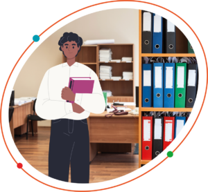 Personnel administratif avec galaxie (1)