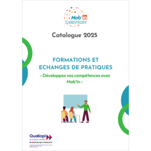 Page de couverture catalogue formations synthétisé Mob'In 2025 Page de couverture catalogue formations synthétisé Mob'In 2025