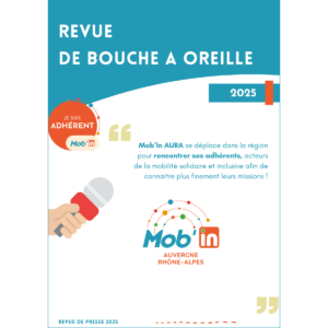 Page de couverture - revue De bouche à oreille AURA