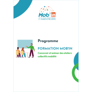 page de couverture - programme de formation - concevoir animer ateliers collectifs mobilité