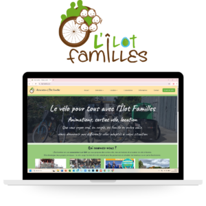 mockup site l'îlot familles